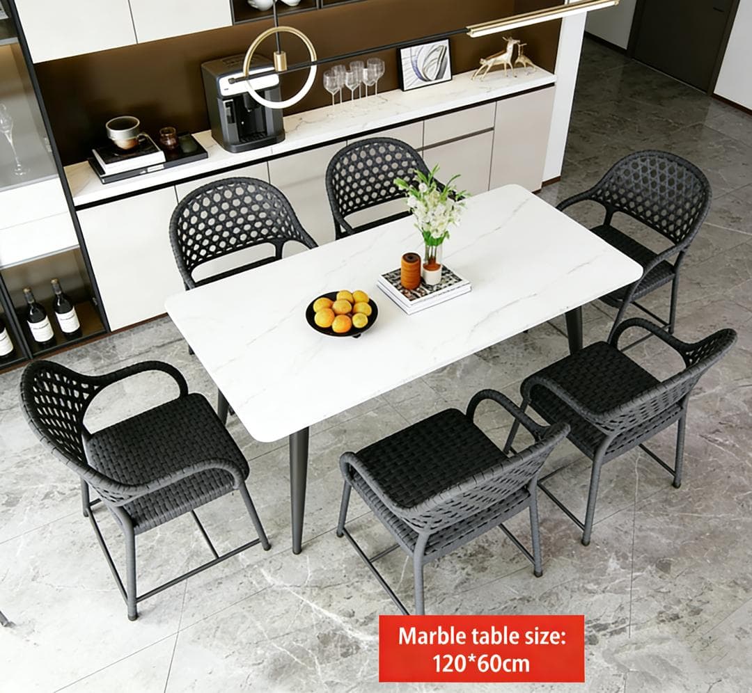 A FUUL RECTANGULAR DINNING SET