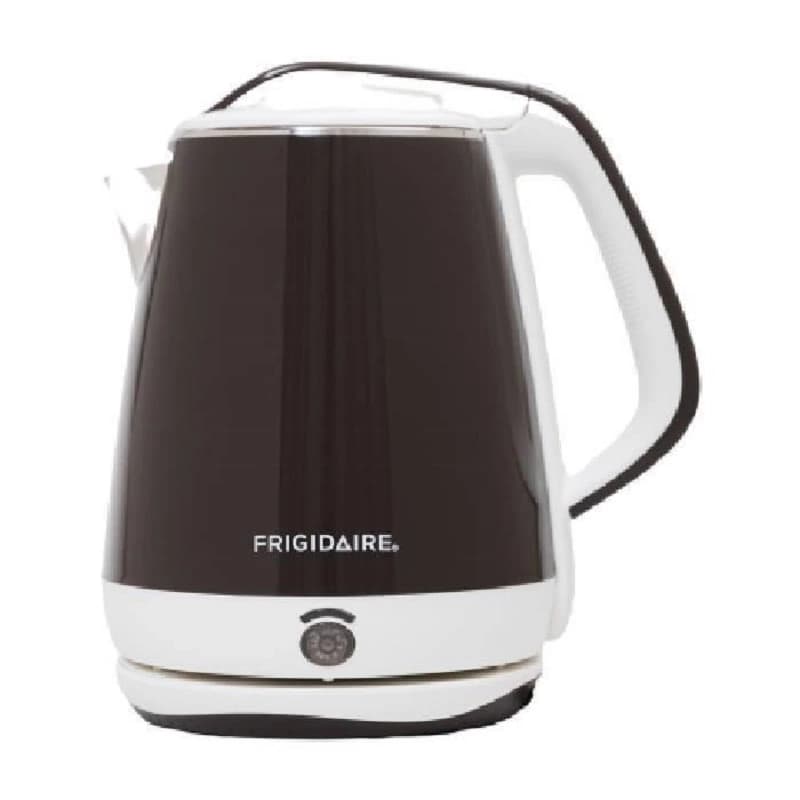 Frigidaire Electric Kettle 1.7L 2200W Stainless Steel Interior Brown White FD2127