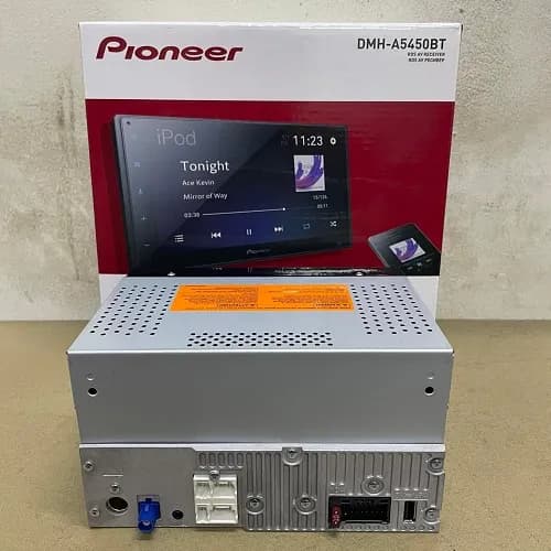 Pioneer DMH-A245BT Digital Media AV Receiver with Bluetooth, iPhone, USB & Aux-in, 13 Band Graphic Equalizer, WebLink Cast