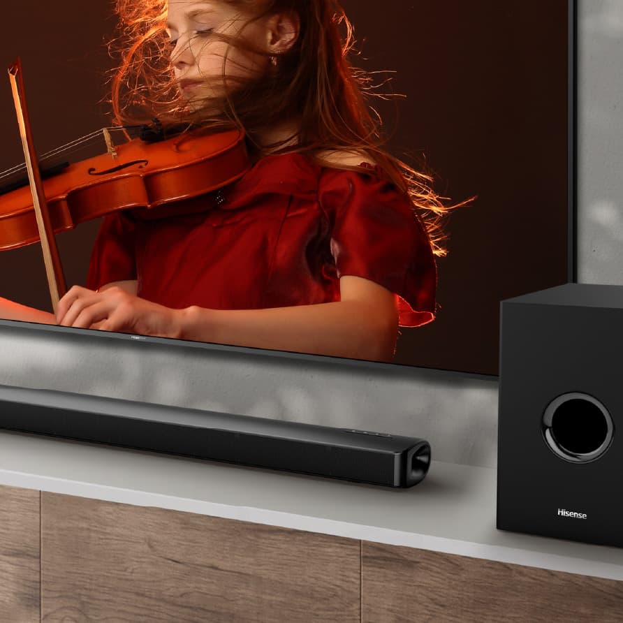 Hisense 2.1CH audio HS 219 Soundbar with Wireless Subwoofer 320W