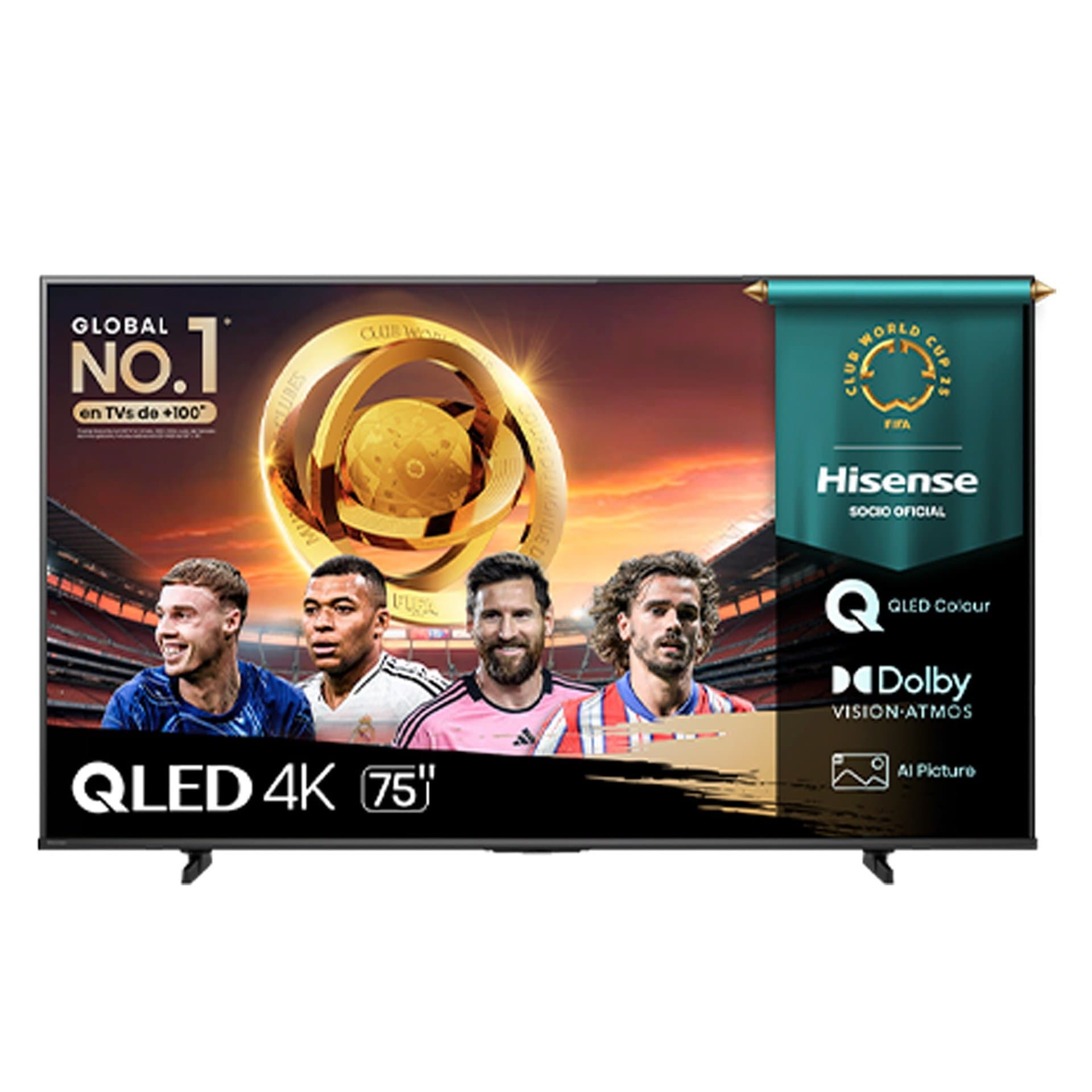 Hisense 75 inches Smart QLED TV 75Q6Q