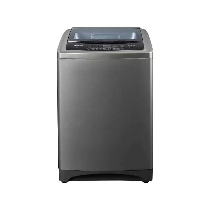 Hisense Washing Machine 8kg Top Load, Automatic with Wash & Rinse, Titanium Silver WT1D8021UT