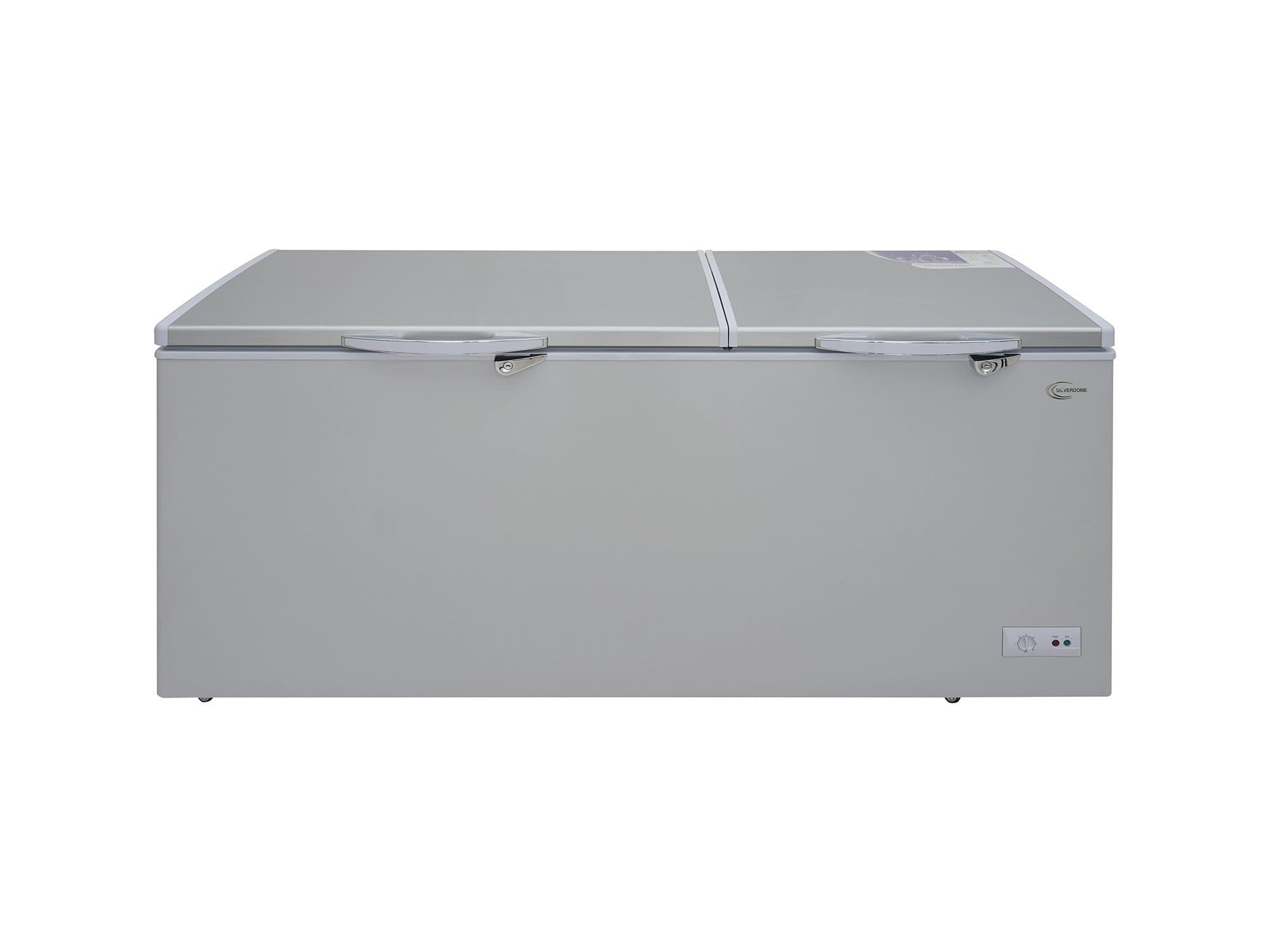 SilverDome Chest Freezer 490L with VCM Door Panel, Defrost, Fast Freezing, Tropicalized Compressor with Cool Pack, Energy Efficient CFM-560
