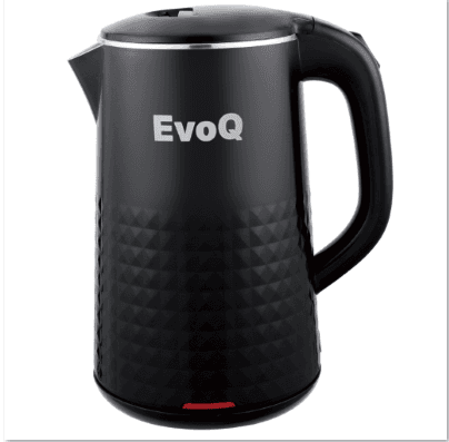 EvoQ Kettle Plastic Black 1.8L  EKT - 18PL