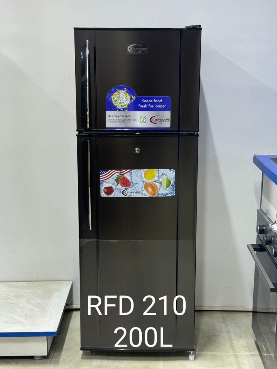 Silverdome Double Door Defrost Refrigerator - Premium Model 200 Litres