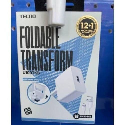 Tecno Charger 10W Model U100TKB + C11