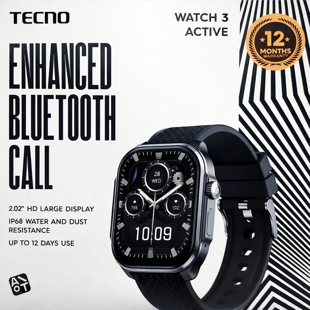 Tecno Smart Watch 3 Active TSP - W03A