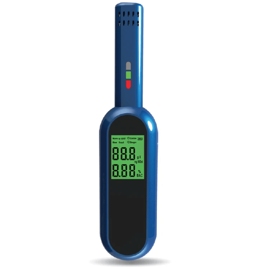 Generic High-Sensitivity Digital Alcohol Breath Tester – Portable ABS Breathalyzer for Vehicle Use