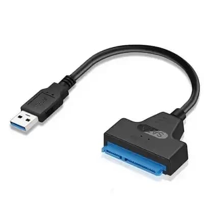 USB 3.0 to SATA 2.5-Inch Hard Drive and SSD High-Speed Data Transfer Adapter Cable