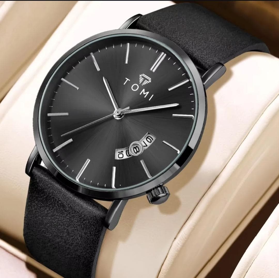 Tomi leather watch