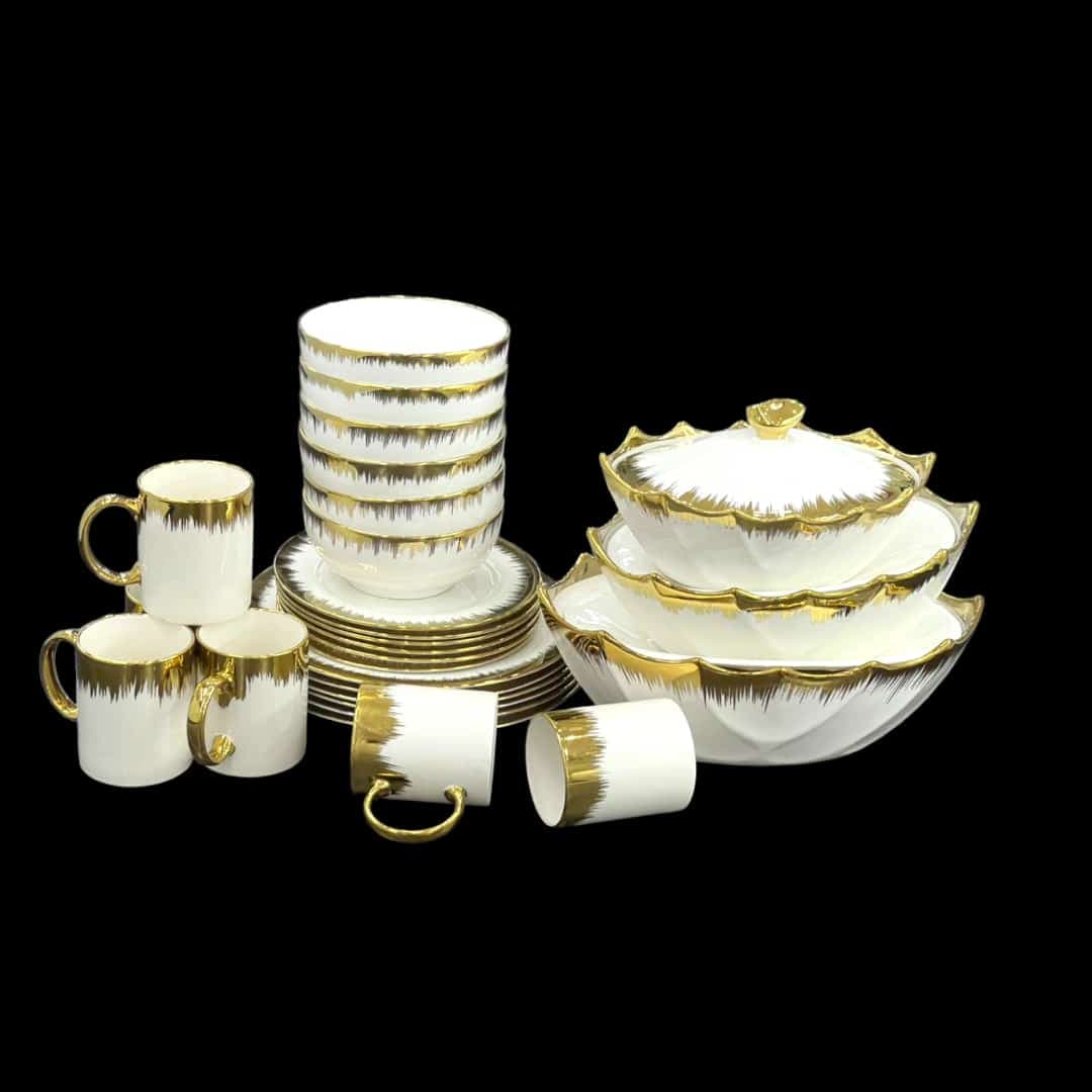 Gold Detailed Cup and saucer