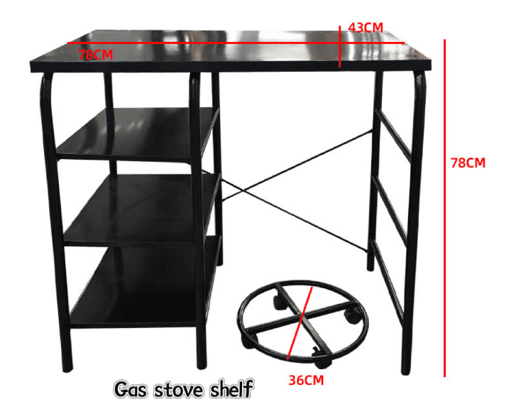 Gas stove shelf