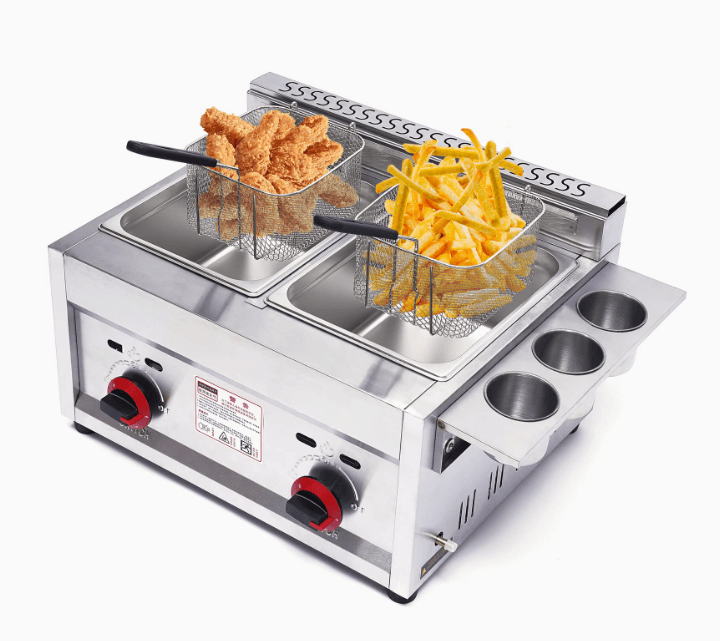 Gas deep fryer