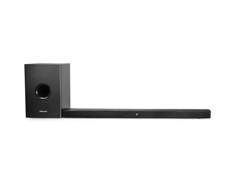 Hisense Sound Bar 2.1CH 320W Bluetooth, Dolby Atmos, Dolby Digital, Remote Control with Wireless Subwoofer with Wireless Subwoofer HS 219