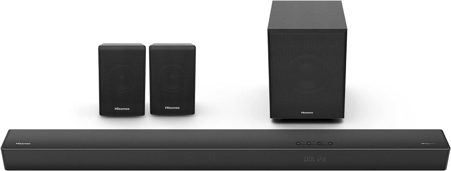 Hisense 7.1.2ch 570W Premium Sound Bar with Wireless Subwoofer U5120GW