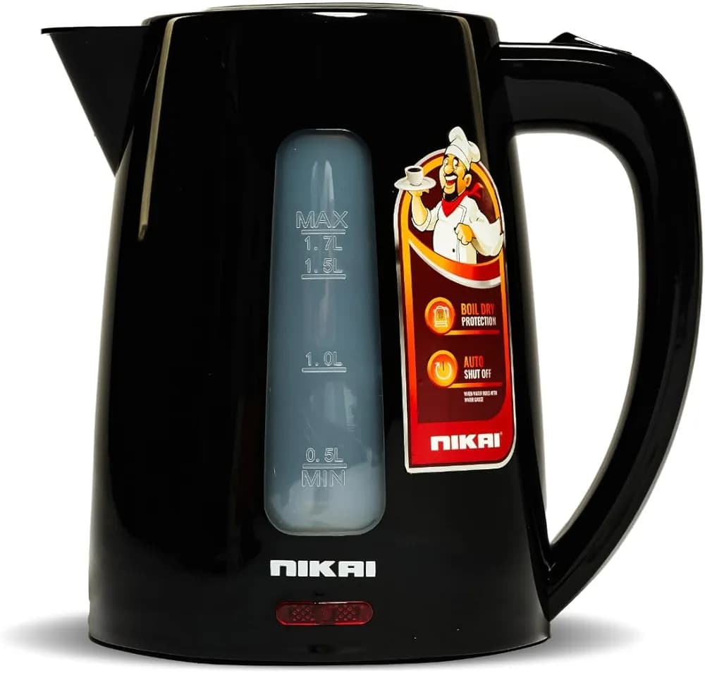 Nikai 1.7L Kettle With Auto Shut Off|2200W|50/60Hz| Model No Nk220AX