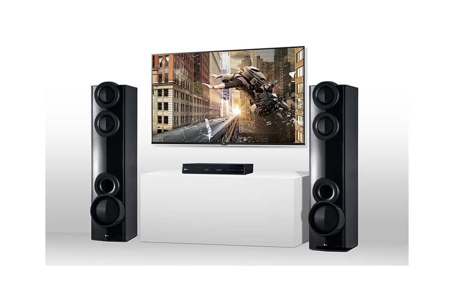 LG LHD677 4.2 Channel Home Theatre - 1000W, DVD, Bluetooth Enabled, Wireless, X-Bass Sound, Metallic design