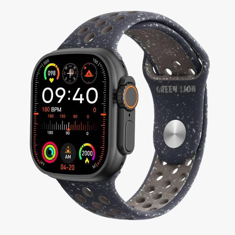 Green Lion Ultra Active Smart Watch - Black