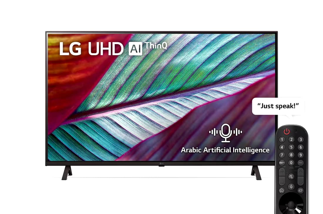 LG UR78 43 Inch 4K Ultra HD HDR LED TV 2023 (43UR78006LK) - WebOS Smart AI ThinQ, Magic Remote
