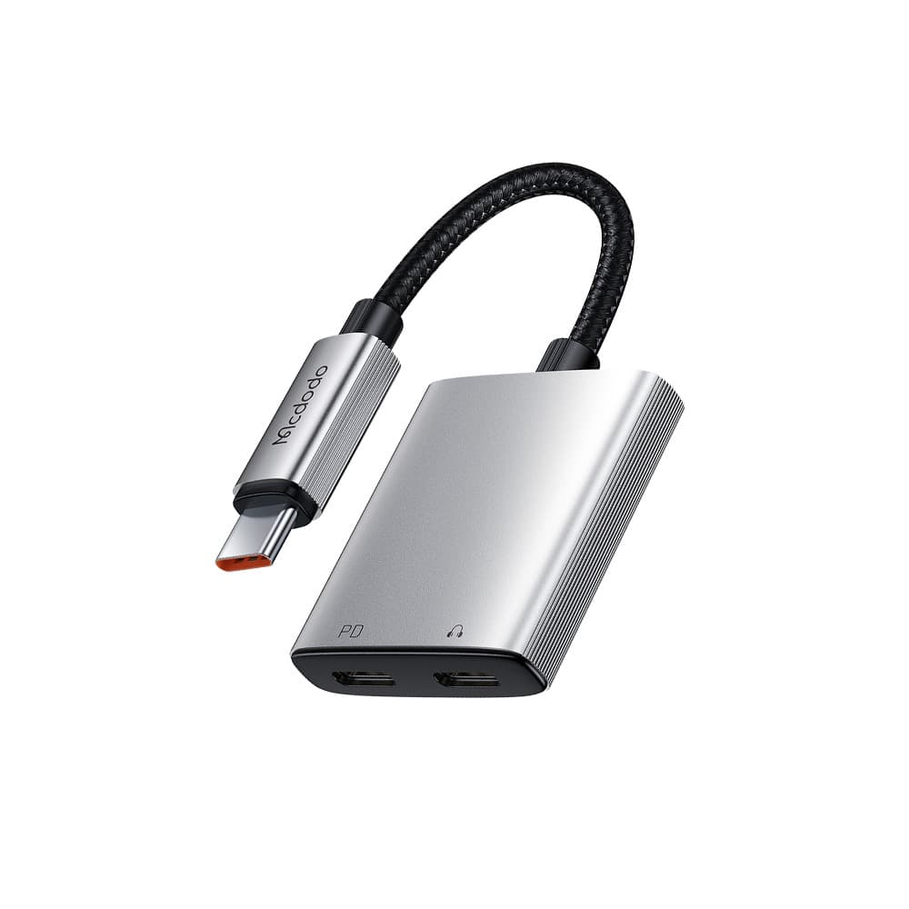 Mcdodo USB-C to Dual USB-C2 in 1 Audio Adapter