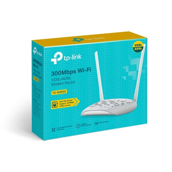 Tp-Link TD-W9950 300Mbps Wireless N VDSL/ADSL Modem Router