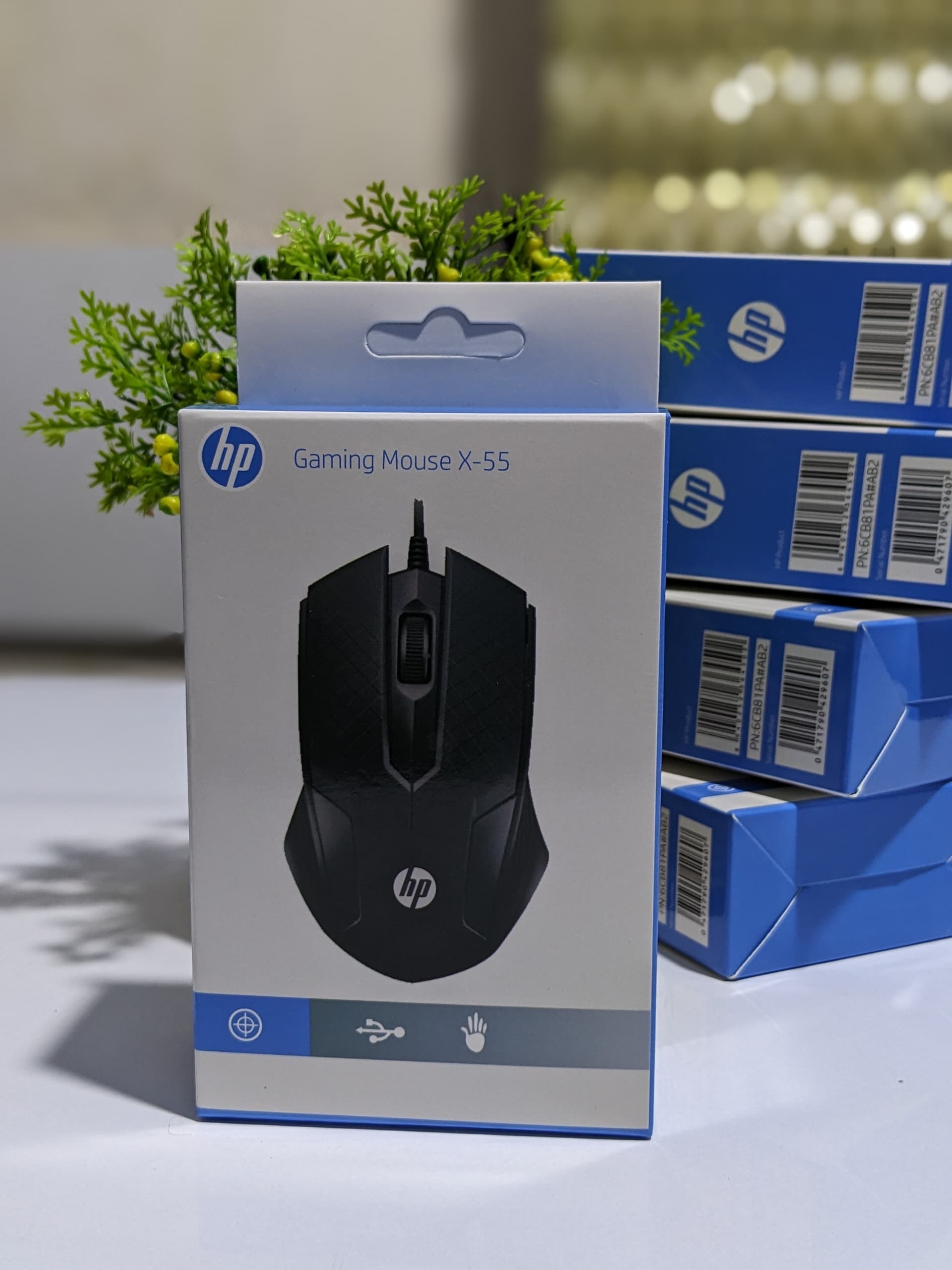 HP X-55 Ergonomic Optical Wired Gaming Mouse
