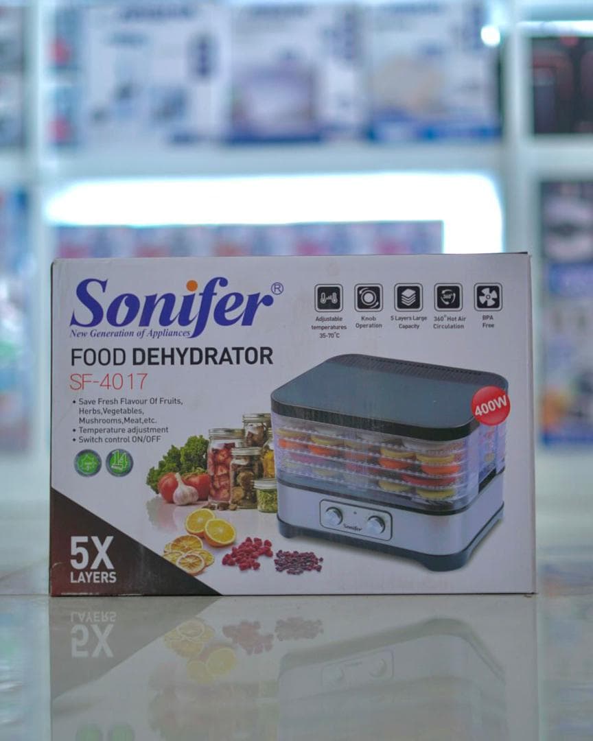 Sonifer Dehydrator SF-4017 5 Layers Mini Electric Fruit Dryer