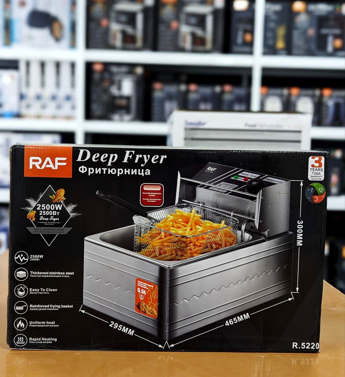 RAF R.5220 Commercial Deep Fryer | 5.5 Liters