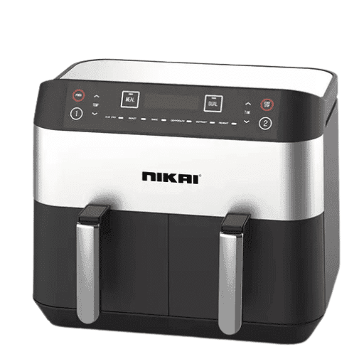 Nikai Airfryer 4L x 2 Digital Double Decker 2460W NAF282Dx