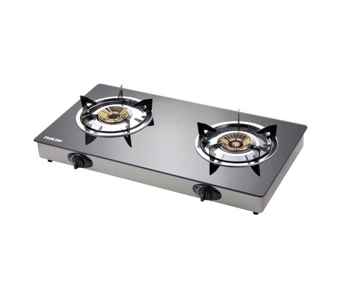 Nikai Gas Cooker 2 Burner Glass Top NG5092G