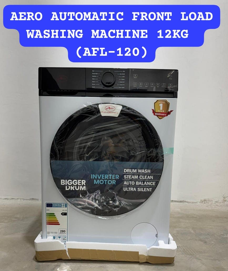 Aero Washing Machine -Inverter & Steam Clean