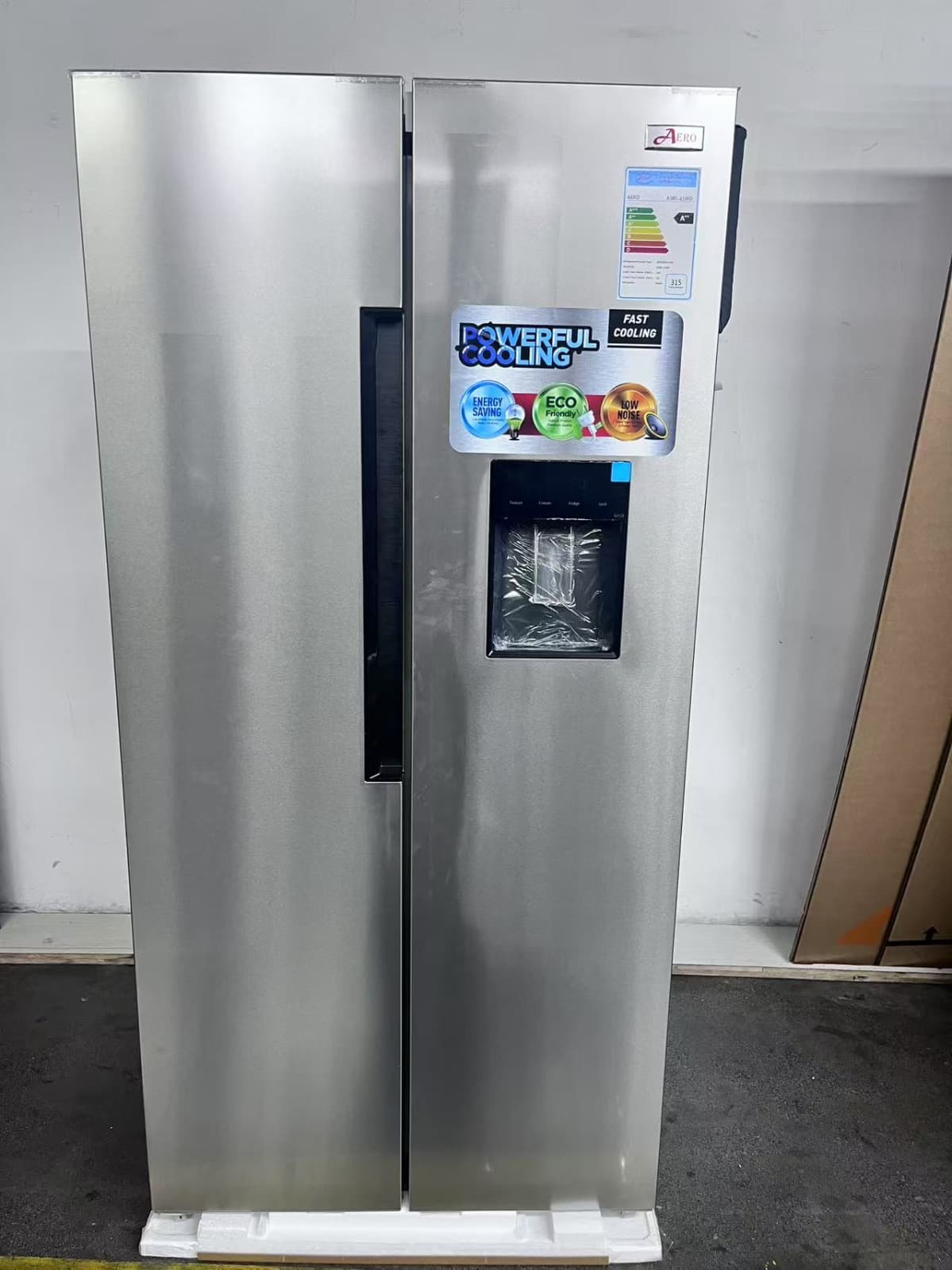 AERO 450L Side-by-Side Refrigerator with Water Dispenser