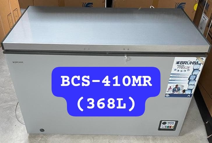 Brühm 368L Single Door Chest Freezer Large Capacity & Deep Freezing