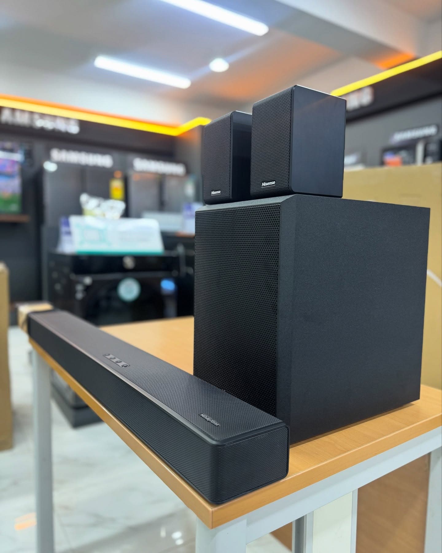 Hisense U5120GW+ 570W 7.1.2 Channel Dolby Atmos Soundbar with Wireless Subwoofer