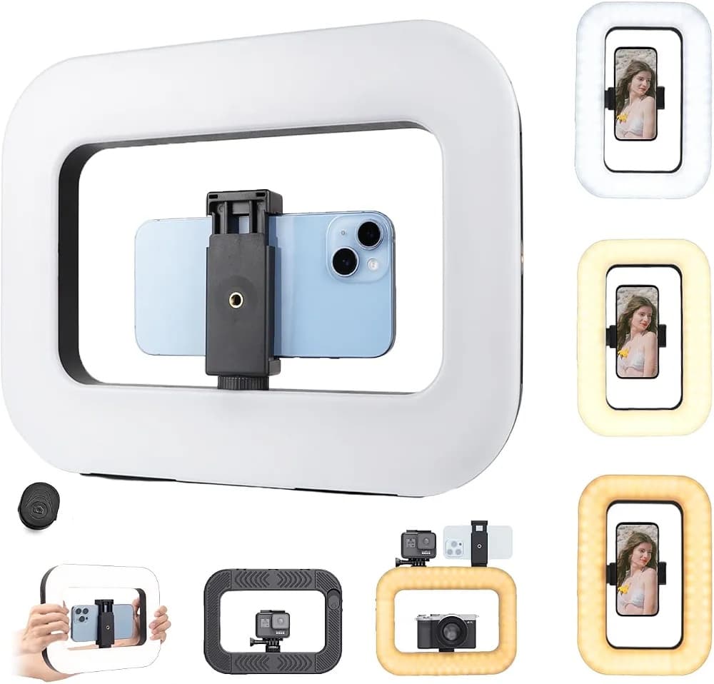 ZGRL-02 20W 8000mAh LED Smartphone Video Rig with Bluetooth Remote