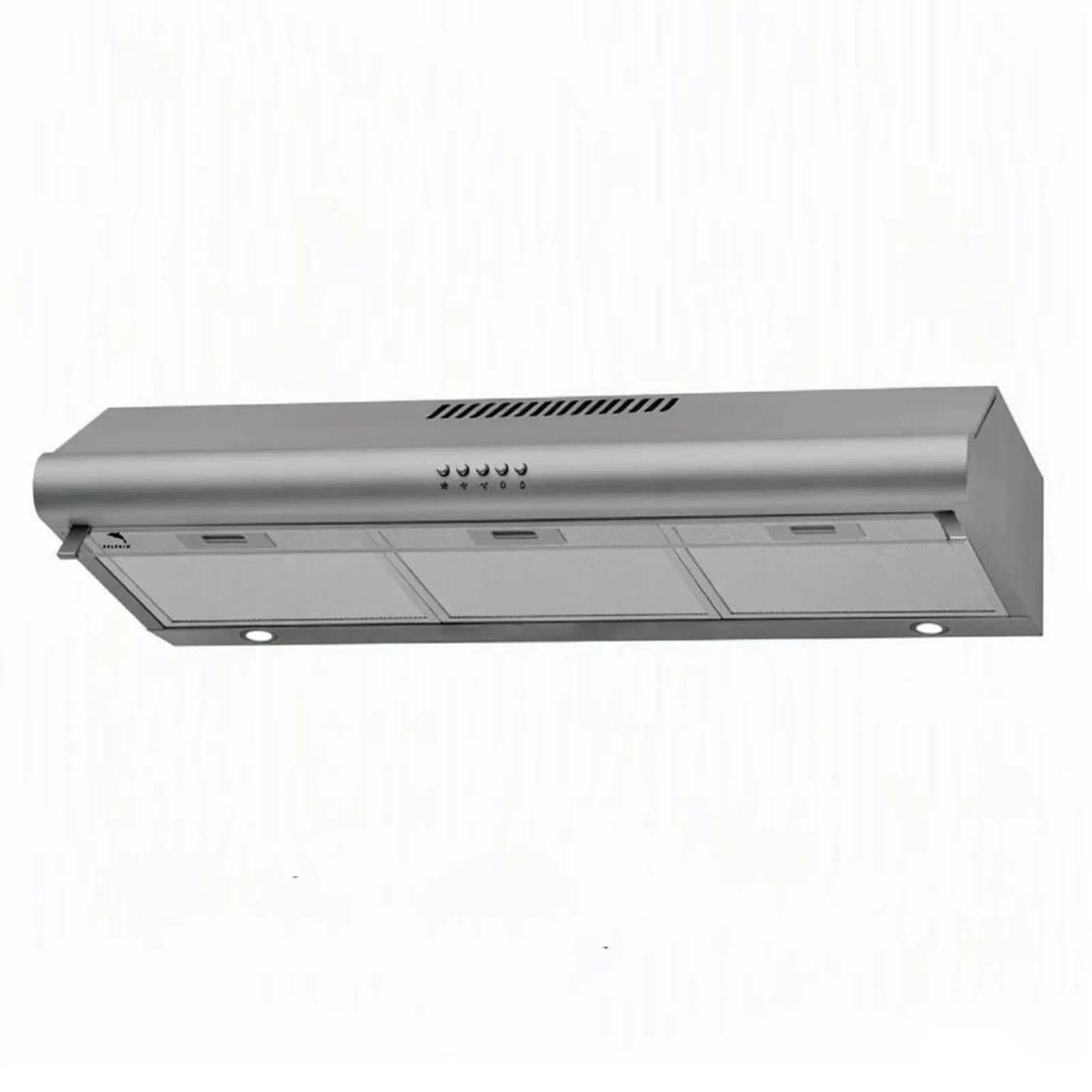Dolphin ME-RH90S 90cm Range Hood 3 Speed Powerful Suction Aluminium Carbon Filter