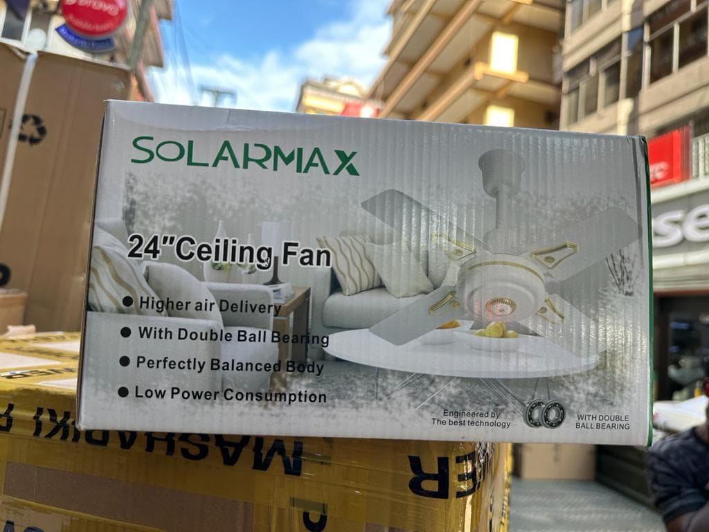 Solarmax 24 Inch Ceiling Fan with Double Ball Bearing Low Power Consumption