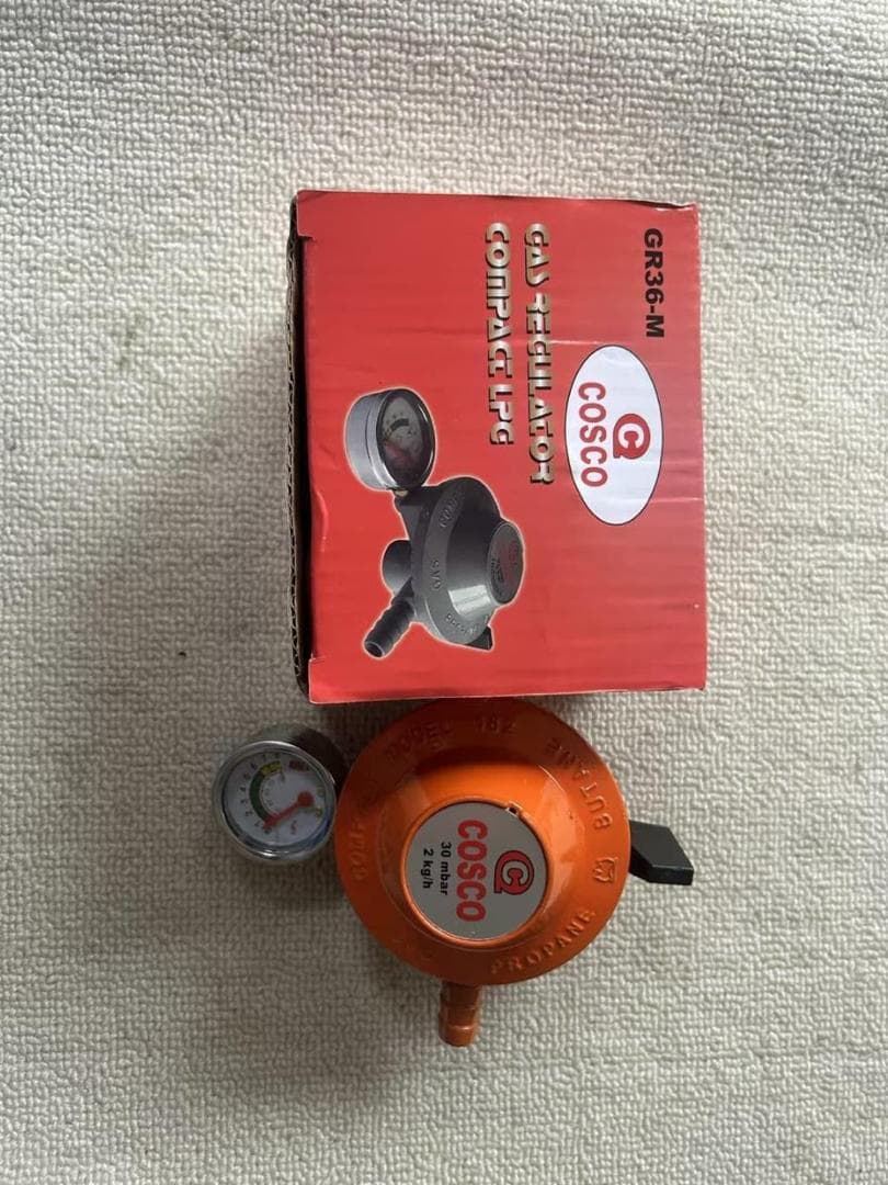 Cosco GR36-M LPG Gas Regulator with Pressure Gauge