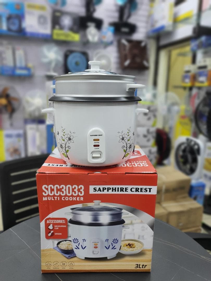 Sapphire Crest SCC3033 3L Multi Cooker Rice Cooker