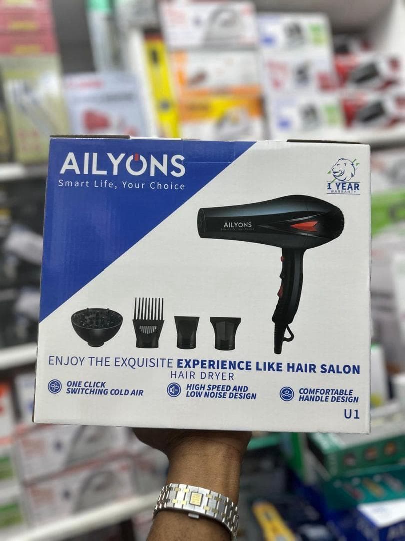 Ailyons U1 Professional Hair Dryer 2400W 4 Accessories
