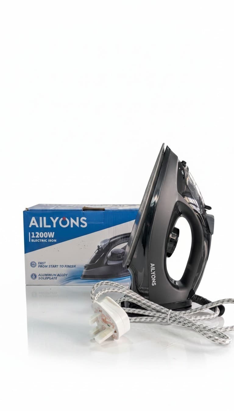 Ailyons 1200W Electric Iron Aluminum Alloy Soleplate Tanzania