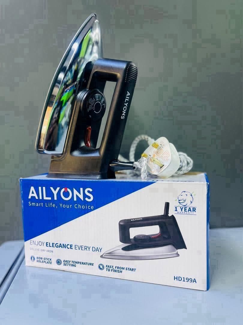 Ailyons HD199A 1000W Dry Iron Stainless Steel Soleplate Tanzania