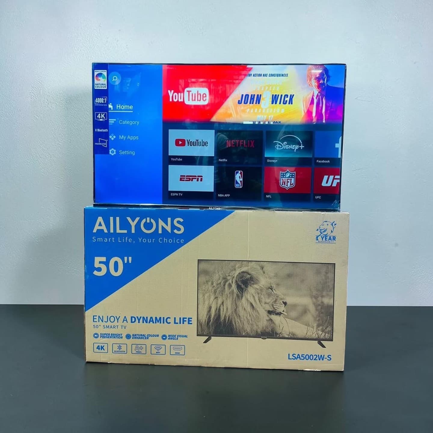 Ailyons LSA5002W 50 Inch 4K Smart TV Dar es Salaam Tanzania