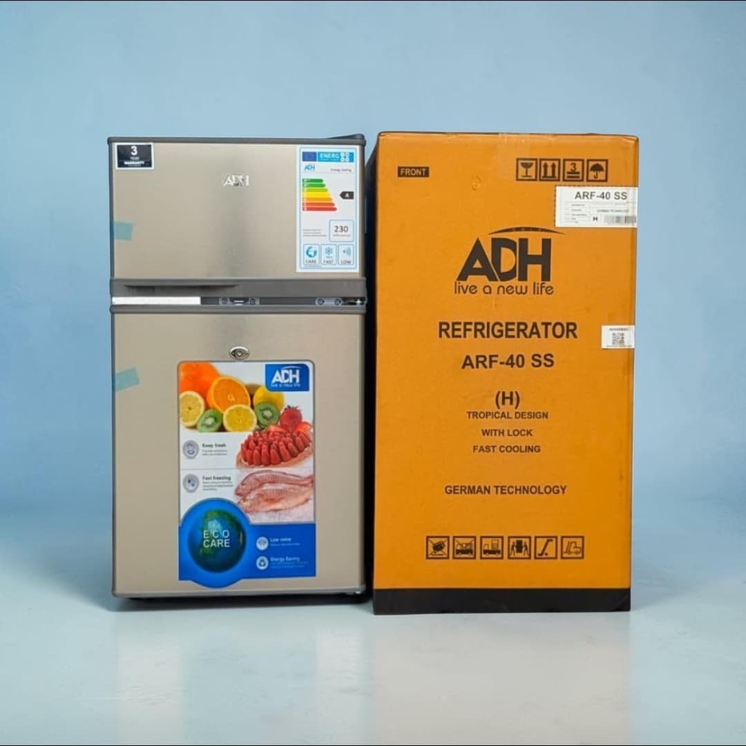 ADH ARF 40 SS 95L Refrigerator Double Door Fridge Dar es Salaam Tanzania