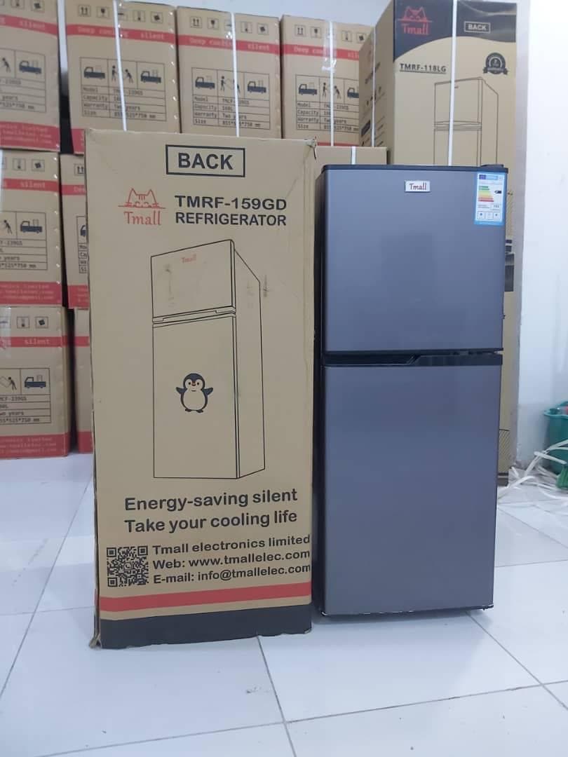 Tmall 118L Double Door Refrigerator Top Freezer Tanzania