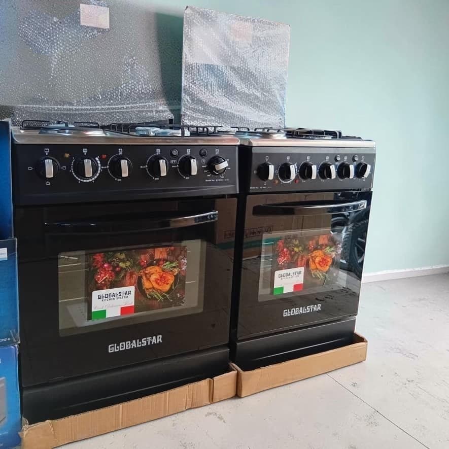 Globalstar 60x60 Cooker 3 Gas 1 Electric Plate Electric Oven Tanzania