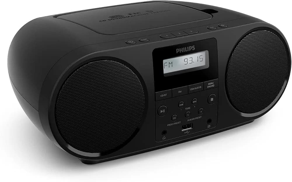 Philips TAZ5000/10 Portable CD Player FM Radio Bluetooth 5.4 USB Stereo Tanzania