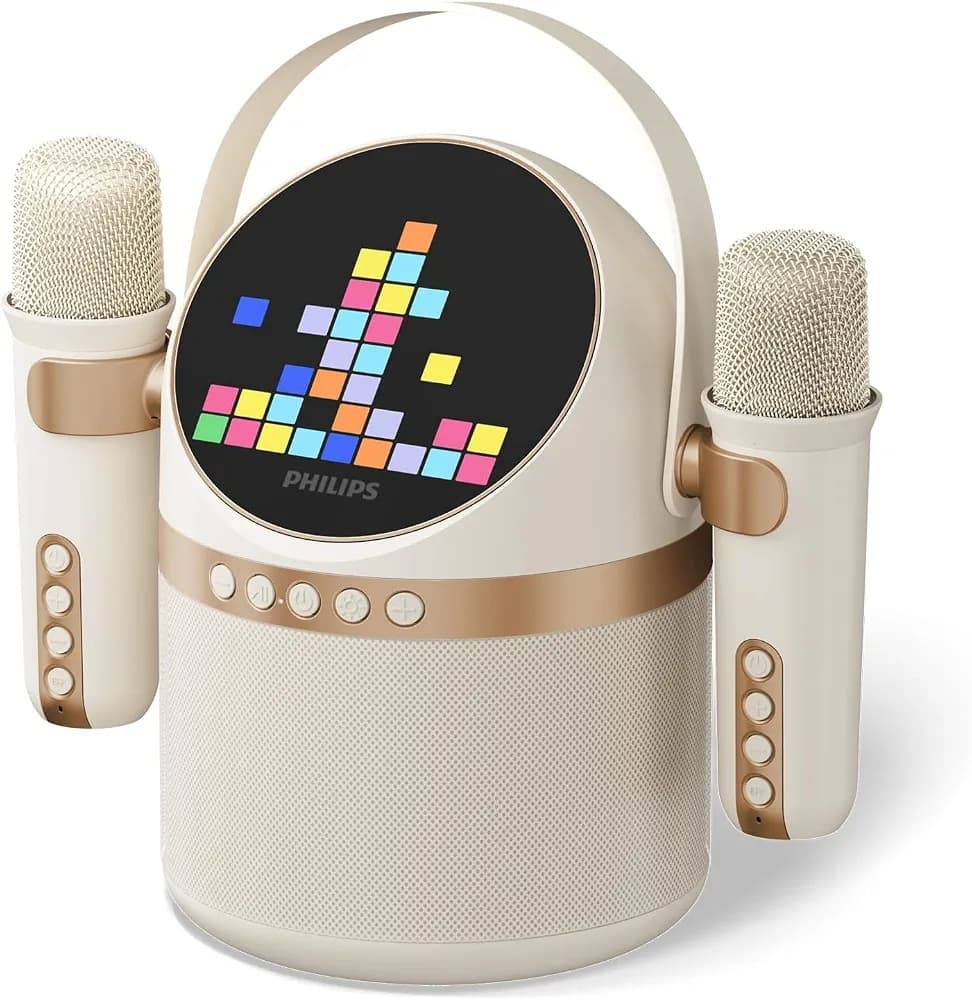 Philips TAS2509WT/00 10W Bluetooth Karaoke Speaker 2 Wireless Microphones 15H Battery Tanzania