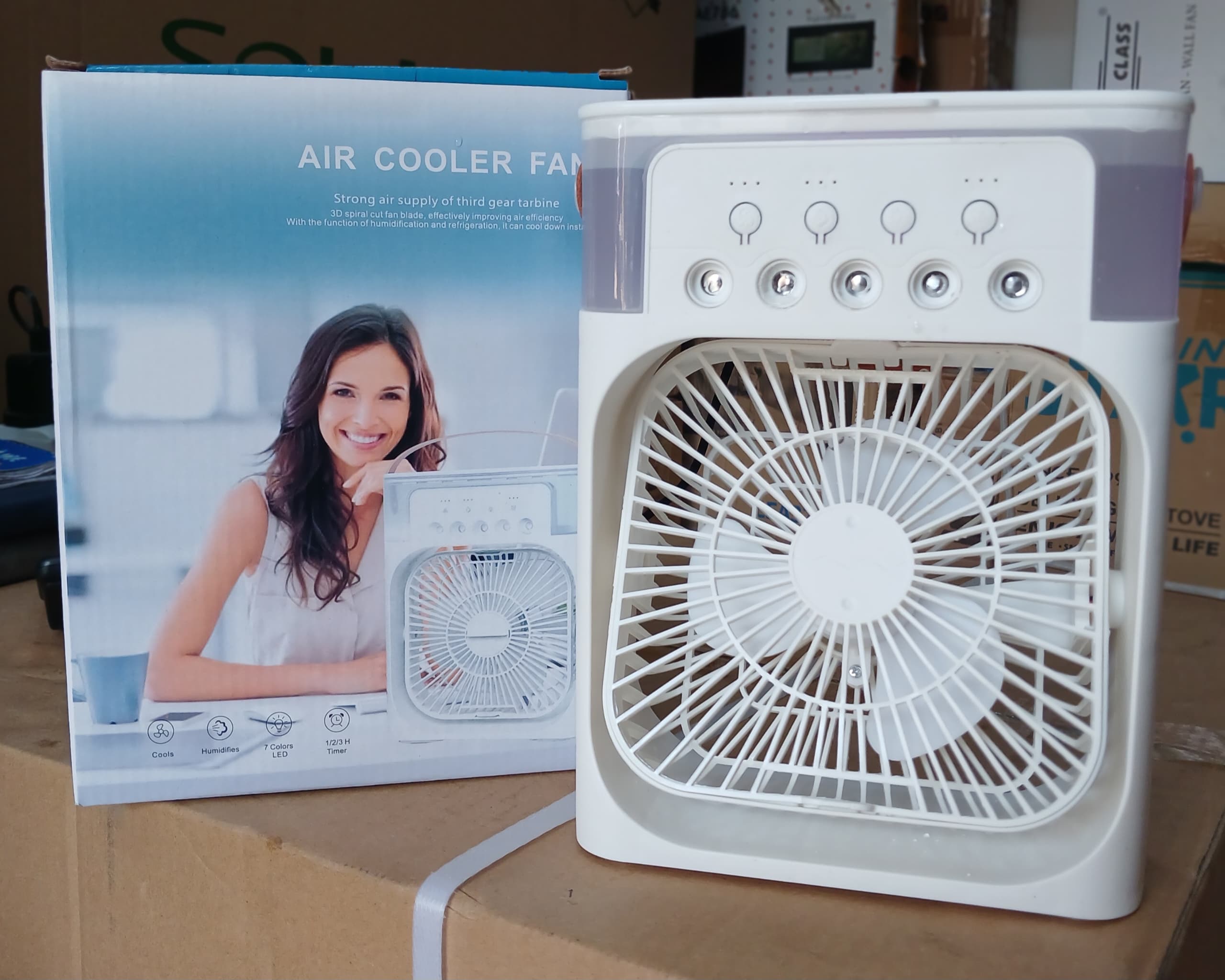Air Cooler Fan with Humidifier