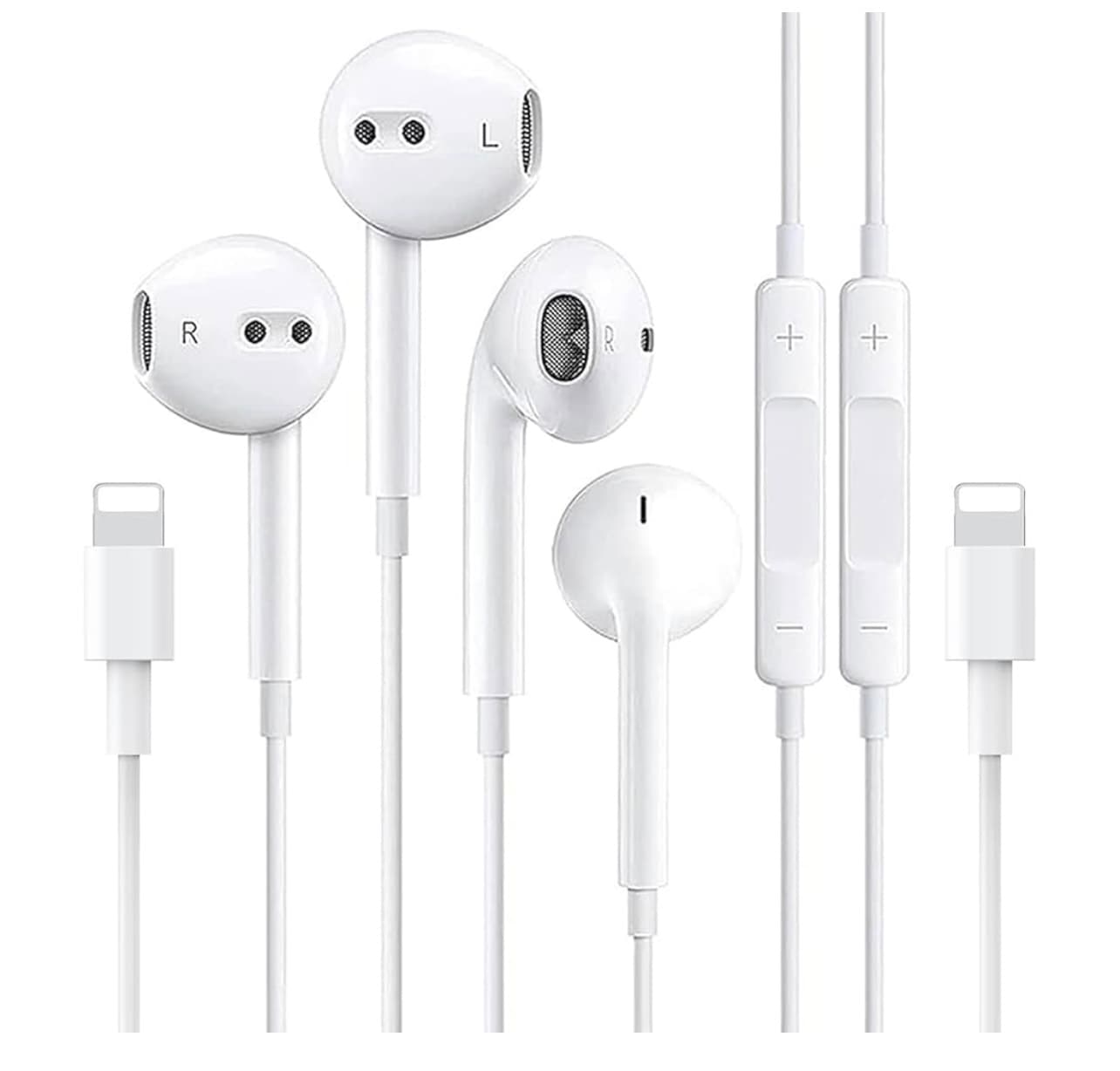 2 Packs-for iPhone Wired Earbuds